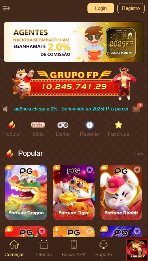 abrbet.com Interface